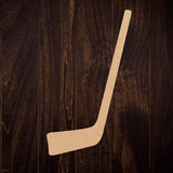Wooden Hockey Stick Craft 3'' Cutout, Unfinished Wood Blank Sports MDF Shape, Kids DIY Wall Hanging NEXTCraft