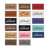 Leather Sheets for Laser Engraving with Adhesive Backing, Laserable Leatherette 12" x 18", Glowforge FSL Supplies and Materials (Rawhide/Black) AMERICAN PERSONALIZED