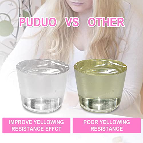 Epoxy Resin Crystal Clear Art 1 Gallon with Pump Kit for Coating, Casting, Resin Art, Jewelry, Tabletop, Bar Top, Live Edge Tables, Fast Curing 2 Puduo