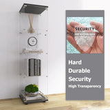 nifoti 4-Tier Floor Standing Glass Display Cabinet with Lockable Door for Collectibles and Trophies nifoti