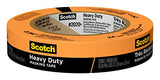 Scotch Heavy Duty Painter's Tape, 0.94 in x 60.1 yd, For Use On Vinyl, Carpet, Metal, & Plastic, Indoor & Outdoor Masking Tape, Bonds Aggressively, Scotch