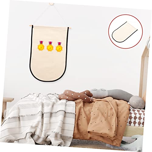 COHEALI Medal Display Hanging Flag enamel pin belt holder brooch wall banner karate belt pin banner pin display blank banners flag unfinished cotton COHEALI