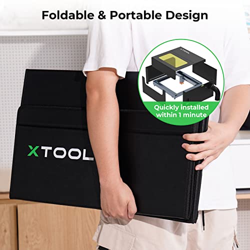 xTool Enclosure for Laser Engraver, Flame Retardant for xTool D1/D1 Pro and  Other Laser Cutter, laser engraver enclosure with exhaust fan, Isolating