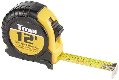 Titan 10904 12-Foot Tape Measure - WoodArtSupply