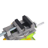 BACHIN Rotary Table 90 ° 3" Cross Slide Drill Press Vise Horizontal Precision Milling Drilling Machine Vernier Reading Milling Drilling Boring BACHIN