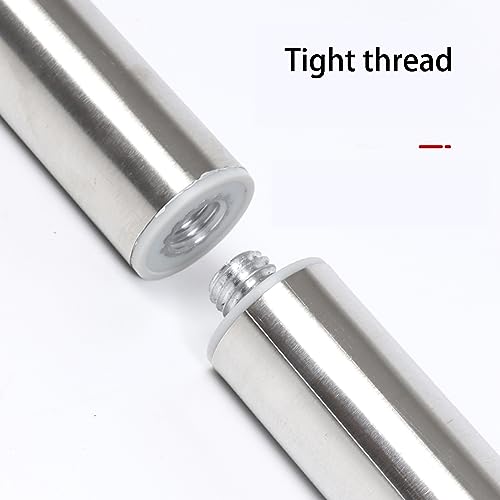 FENORGAN 13.8 Ft./4.2 m Laser Level Pole ，tall tripod for laser level Interface 0.236and 0.598 inches，Adjustable Telescoping Laser Pole (13.7 foot FENORGAN