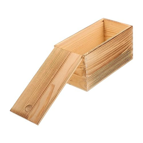 VILLCASE 3pcs Box Pull Out Wooden Box Wood Boxes for Crafts Kitchen Drawer Storage Organizer Wooden Boxes Unfinished Treasure Chest Wood Crates VILLCASE