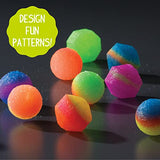 Made By Me Glow The Dark Powerballs by Horizon Group USA, DIY STEM Kit. Make 18 Bouncy Crystal Power Balls, Molds and Instructions Made By Me