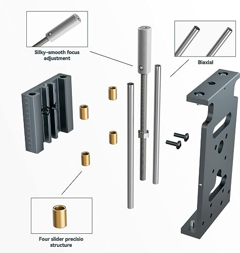 Z-Axis Height Adjuster for Laser Engraver，Double Optical axis，Easily Operate，Suit for ATOMSTACK A5pro/X20 Pro/S20 Pro /A20 Pro/A20 and Other Laser - WoodArtSupply