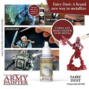 The Army Painter Fairy Dust Warpaint - Acrylic Non-Toxic Heavily Pigmented Water Based Paint for Tabletop Roleplaying, Boardgames, and Wargames The Army Painter