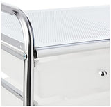 Whitmor Chrome and Plastic 12-Drawer Storage Cart Whitmor