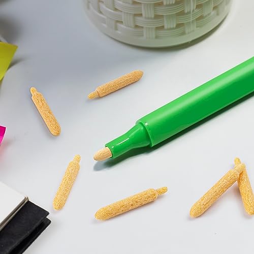 OIIKI 70PCS Replacement Marker Pen Tips, 28x4.5mm Acrylic Paint Marker Nib Tips, Paint Supplies for Marker Pens OIIKI