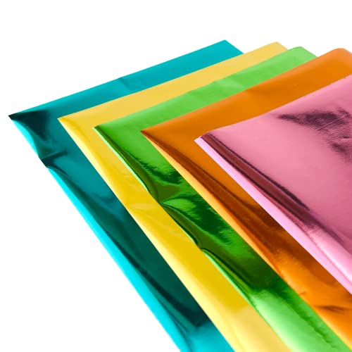 50pcs Foil Transfer Sheet for Cricut Maker 3 Joy Explore 3 Air 2 3 105mm*160mm Silhouette Cameo Portrait (No Heating Required) wolovo
