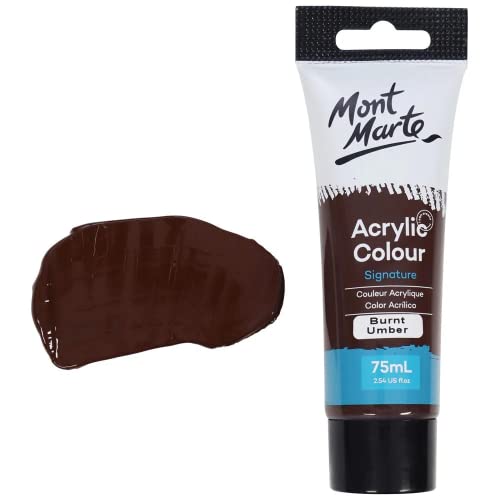 Mont Marte Acrylic Paint Studio 75ml - Burnt Umber Mont Marte