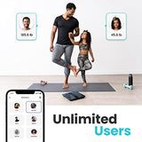 Etekcity FSA HSA Store Eligible Smart Scale for Body Weight Fat, Digital Bathroom Weighing Machine for Accurate BMI Muscle Mass Composition, Home Use Etekcity