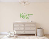 Custom Wood Word Sign, Wall Decor, Personalized Wooden Wall Art, Any cursive word or name sign Kobasic Creations