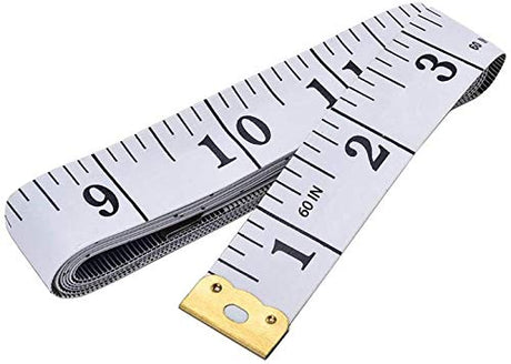 GDMINLO Soft Tape Measure Double Scale Body Sewing Flexible Ruler for Weight Loss Medical Measurement Tailor Craft Vinyl Ruler, Has Centimetre on GDMINLO