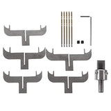 EXCEART 1 Set Bracelet Drill Bit Set Wooden Bracelet Maker Milling Cutter Set High Steel Wood Bracelet Ring Bangle Blades Woodworking Tool Kit for EXCEART