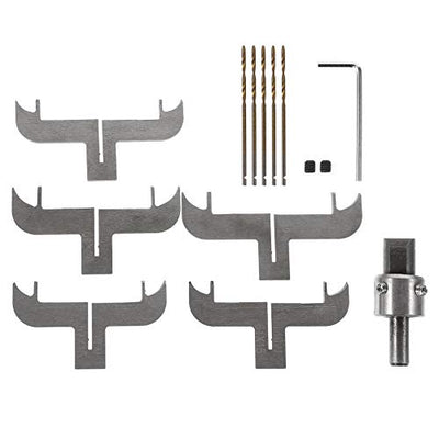 EXCEART 1 Set Bracelet Drill Bit Set Wooden Bracelet Maker Milling Cutter Set High Steel Wood Bracelet Ring Bangle Blades Woodworking Tool Kit for
