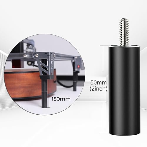 Creality Falcon Extra Risers for Laser Engraver, 12 Pcs Support Column Increase 6" Hight for Laser Engraver Machine - WoodArtSupply