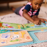 Melissa & Doug Book & Puzzle Play Set: in The Jungle Melissa & Doug