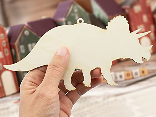 Summer-Ray 20 Wooden Dinosaur Laser Cutout DIY Craft Party Decoration Art Embellishment Room Decoration Summer-Ray.com