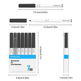 REALIKE Variety Pens for Cricut Maker 3/Maker/Explore 3/Air 2/Air,Black Pens Set of 7Pack Include Fine Point Pen,Glitter Gel, Marker, Calligraphy REALIKE