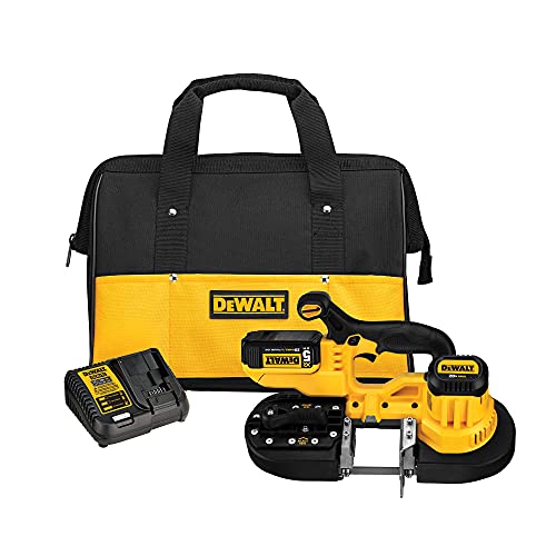 DEWALT 20V MAX Portable Band Saw Kit, Cordless (DCS371P1) - WoodArtSupply