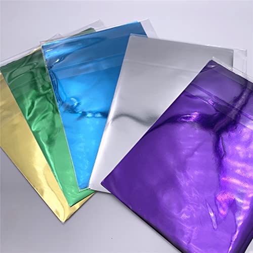 50pcs Foil Transfer Sheet for Cricut Joy Maker 3 Explore One Cricut Explore Air 2 3 105mm*160mm (No Heat Required) wolovo