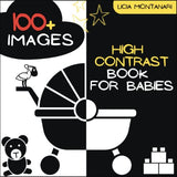 High Contrast Book for Babies: A Sensory Black and White Book for Babies, with Over 100 Images, for Visual and Cognitive Stimulation of the Baby with WoodArtSupply