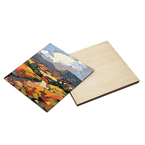 Unfinished Wood, 6 Pack Basswood Sheets for Crafts, Craft Wood Board for House Aircraft Ship Boat Arts and Crafts, School Projects, Wooden DIY SIWUCHYE