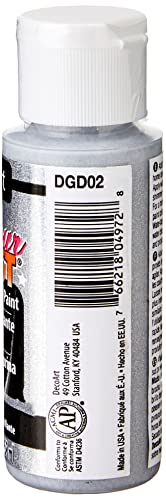 DecoArt Glamour Dust 2-Ounce Silver Bling Glitter Paint DecoArt