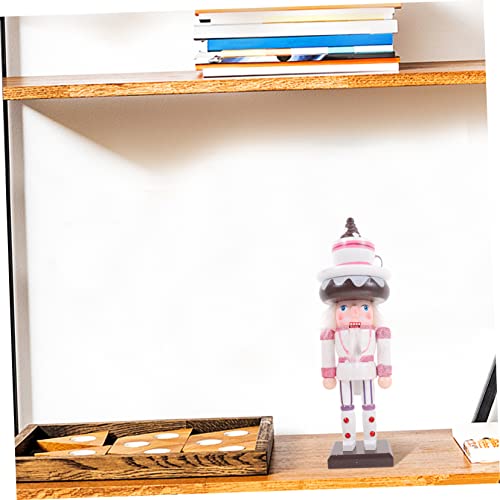 CIMAXIC Nutcracker Puppets Traditional Wooden Nutcracker Wooden Nutcracker Ornaments Christmas Table Decorations Nutcracker Soldier Ornament CIMAXIC