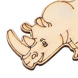 Sewroro 40pcs Graffiti Animal Wood Piece Craft Ornaments Unfinished Wood Ornaments Forest Animal Wood Cutouts Balsa Wood Craft Wood DIY Crafts Wood Sewroro