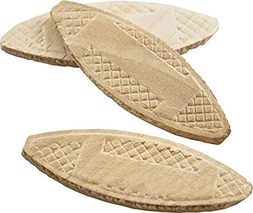 wolfcraft 2923405 Compressed Wafer Shaped Wood Joining Biscuits, #20, 50 Piece Bag - WoodArtSupply