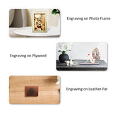 77pcs Longer Laser Engraving Material Kit DIY Material Package for Custom Business Card Metal Plywood Pet ID Keychain Longer