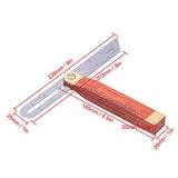 FTVOGUE Woodworking Bevel Adjustable Carpentry Square Bevel Gauge Movable 9in Sliding T Bevel Measurement Tool for Woodworking,Square FTVOGUE