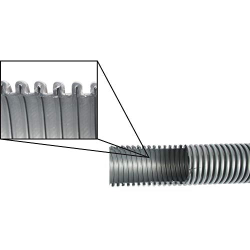 Cen-Tec Systems 94709 Quick Click 16 Ft. Hose for Home and Shop Vacuums with Expanded Multi-Brand Power Tool Adapter Set for Dust Collection, Silver Cen-Tec Systems