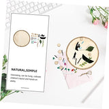 VILLCASE 1 Set DIY Log Painting Natural Wood Slices Painting Kit Unfinished Blank Sign Handmade Wood Painting Kids Toys Kid Craft Wedding Christmas VILLCASE