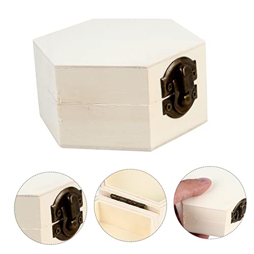 ARTIBETTER 2Pcs jewelry box necklace packing box child earring storage organizer jewelry dining table soap flower decorate wedding treasure chest for ARTIBETTER