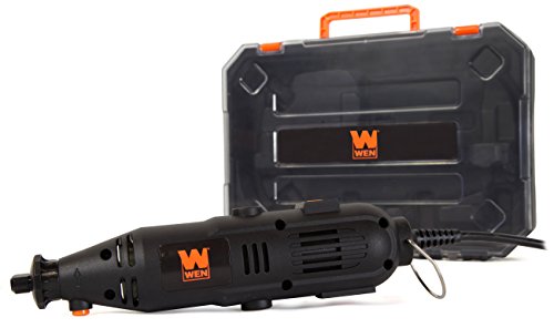WEN 23103 1-Amp Variable Speed Rotary Tool with 100+ Accessories, Carrying Case and Flex Shaft WEN