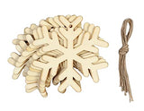 Crafters Square Color-Your-Own-Ornament Christmas Craft - Snowflake - 8 Count Crafters Square