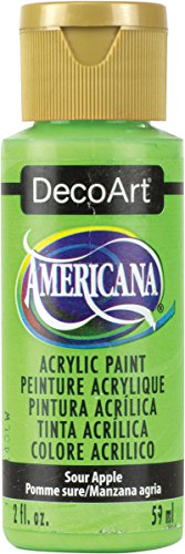 DecoArt Americana Acrylic Paint, 2-Ounce, Sour Apple DecoArt