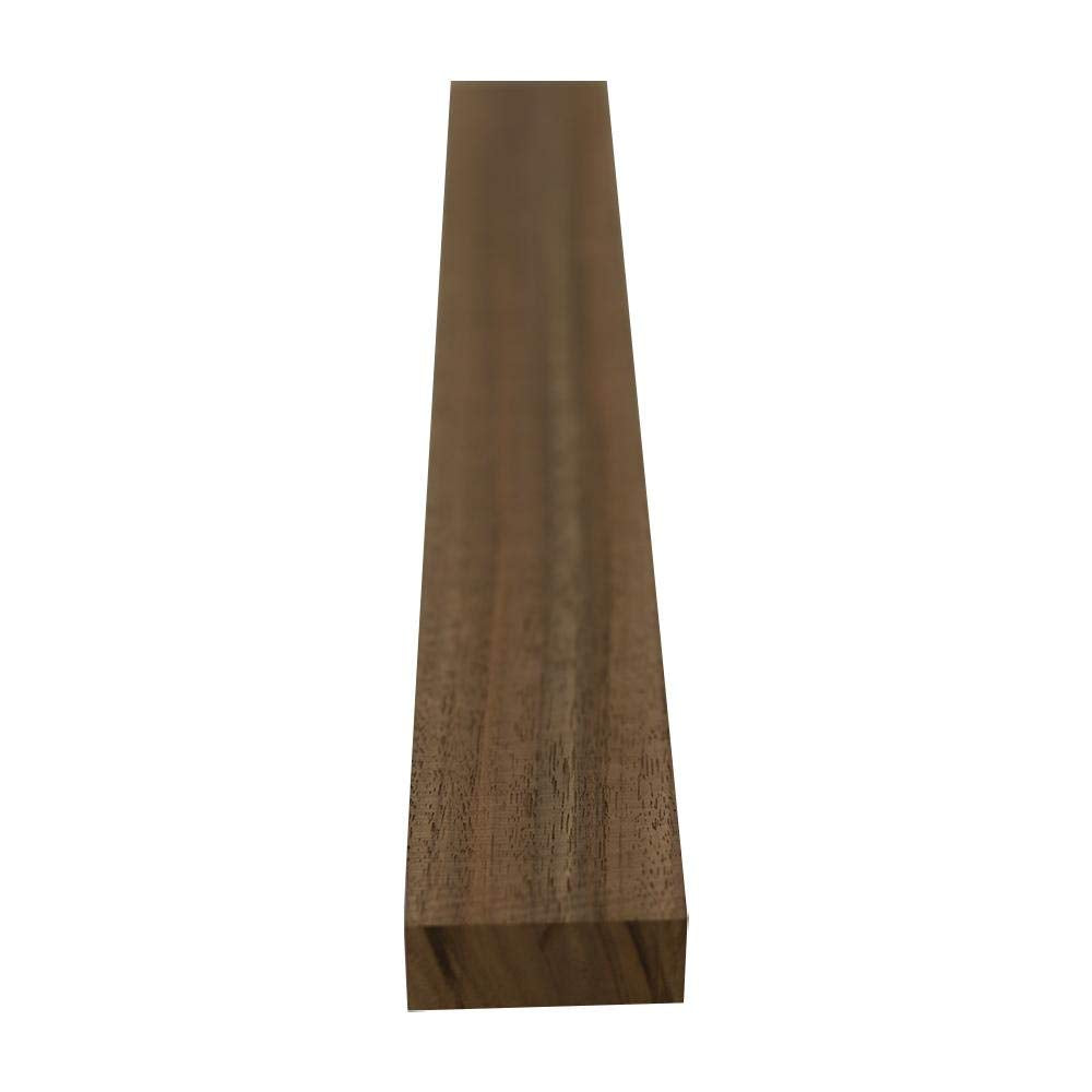 Pack of 4, Black Walnut Lumber Boards - 3/4" x 2", Best Hardwood Lumber for Cutting Boards (3/4" x 2" x 18") Exotic Wood Zone