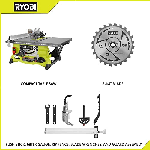 RYOBI RTS08 13 Amp 8-1/4 in. Table Saw RYOBI