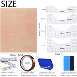 YOUlDIANZI Sublimation Shirts Tool Kits - 4 T Shirt rulers, 3Pack Teflon Sheet for Heat Press 16 x 20in - 3 Rolls Heat Resistant Tape,1 Tape YOUlDIANZI