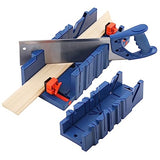 Hand Mitre Saws, Saw Angle Cutting Box Sawing Guide Tool Hand Miter Saw Cabinet Set with Multi Angle High Efficiency for Cutting Wood Yosoo Health Gear