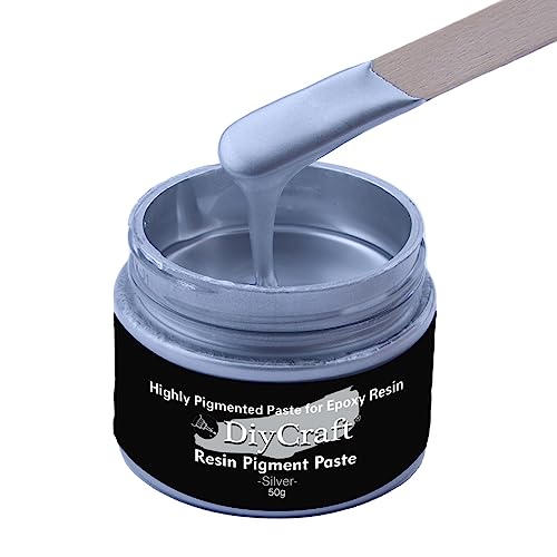 DIYcraft Resin Pigment Paste - Highly Pigmented Paste for Epoxy Resin 50g, Epoxy Resin Supplies for DIY Resin Art Jewelry Making, Concentrated UV