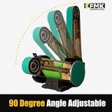 KFMK 2"x48" Belt Grinder Attachment for Bench Grinders, 2x48 Inch Belt and 7 Inch Disc Sander Attachment for Bench Grinders KFMK