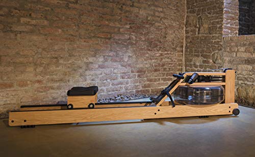 WaterRower Oak Rowing Machine with Monitor S4 - WoodArtSupply